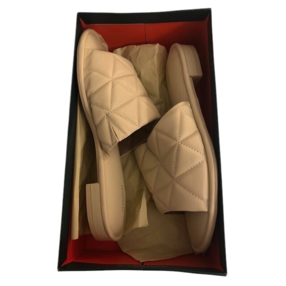 AEROSOLES Slide Sandels Woman's 12M Ivory JASPER elegant beachy Coastal New - Picture 8 of 8
